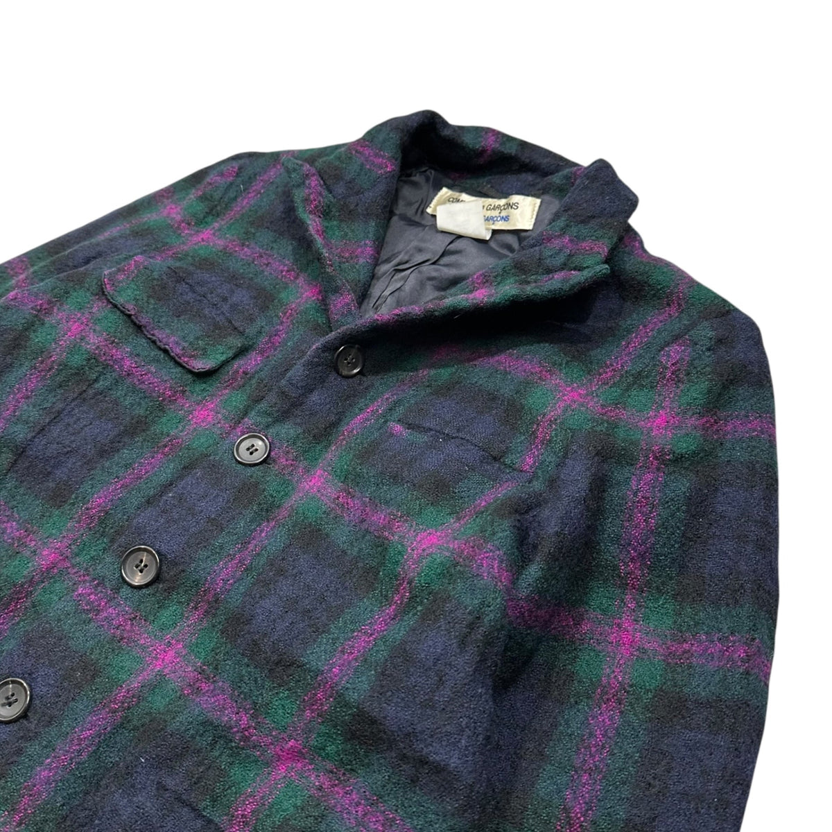 COMME des GARCONS COMME des GARCONS Check Jacket Size S