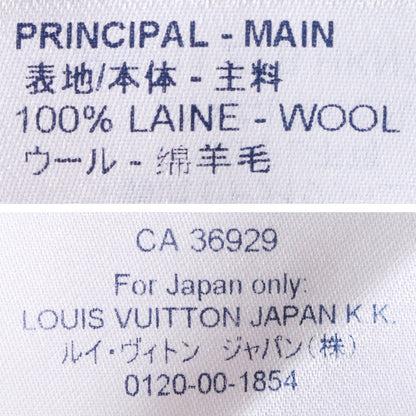 LOUIS VUITTON 21SS Distorted Giant Sweater Blue Size M