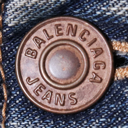 Balenciaga 23SS Hybrid Baggy Sweat Docking Jeans Pants Size S