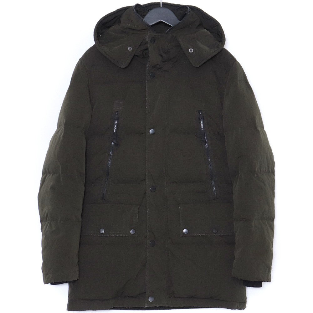 C.P COMPANY Goggle Down Jacket Khaki Size 48