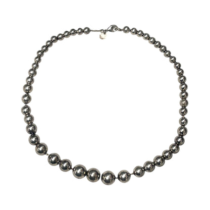 TIFFANY & CO. Silver Hardware Ball Necklace