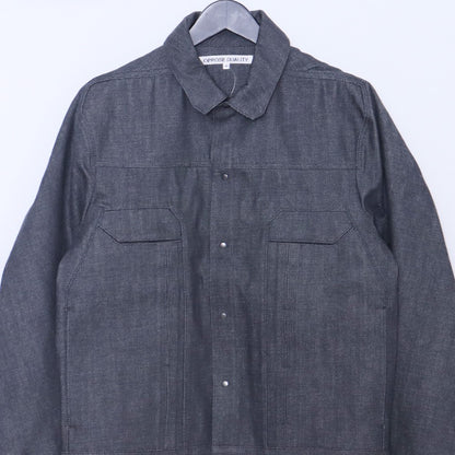 OPPOSE DUALITY 25SS 6 Pocket Raw Denim Jacket Gray Size 44