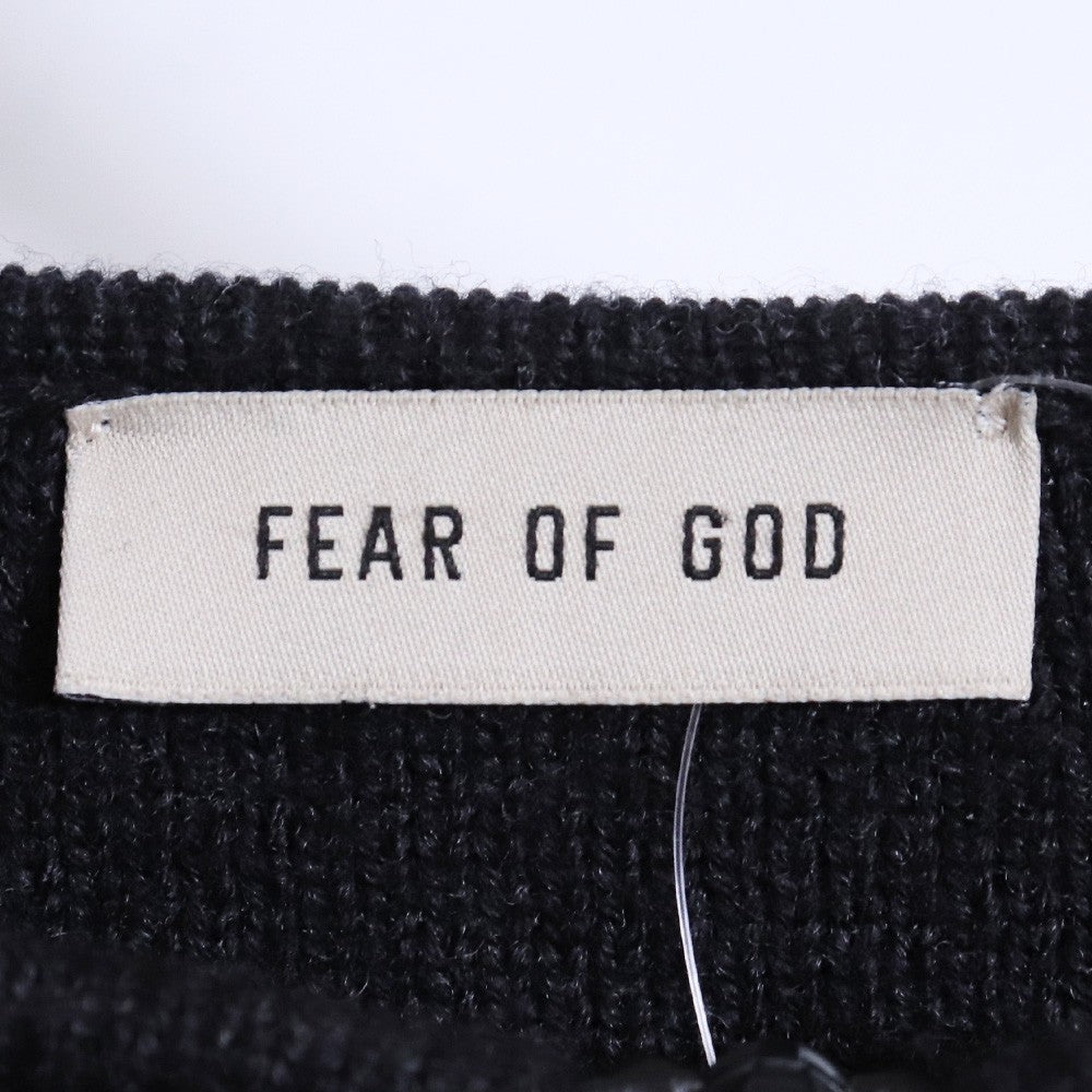 FEAR OF GOD Thunderbird Full Zip Cardigan Black Size M