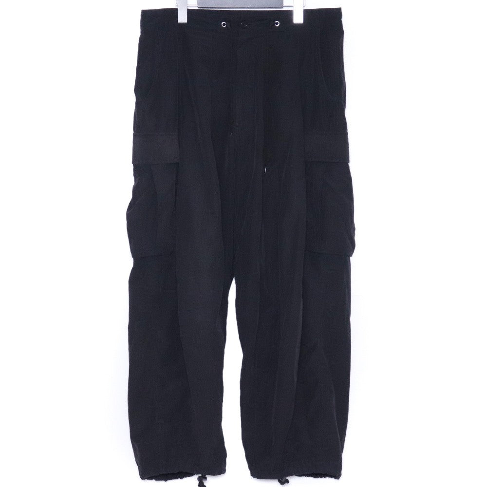 SUS-SOUS 25SS Travelight M-51 Wide Cargo Pants Black Size 5