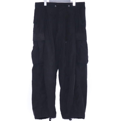 SUS-SOUS 25SS Travelight M-51 Wide Cargo Pants Black Size 5