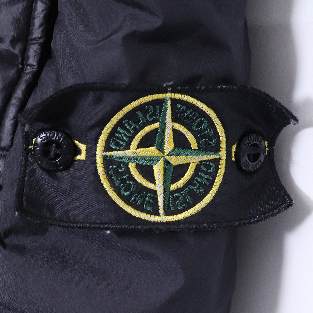 STONE ISLAND 24AW Recycled Nylon Down Vest Black Size L