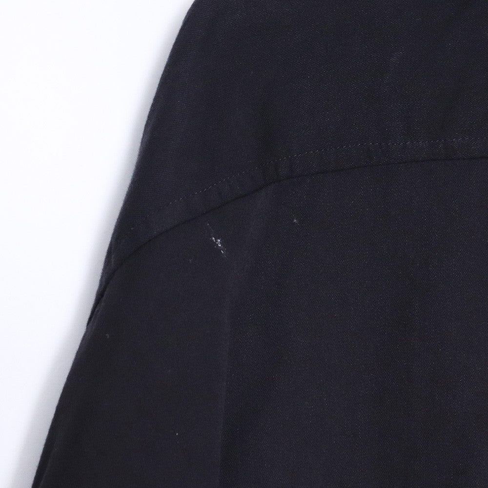 YOHJI YAMAMOTO POUR HOMME 19SS Stand Shirt Black Size 1