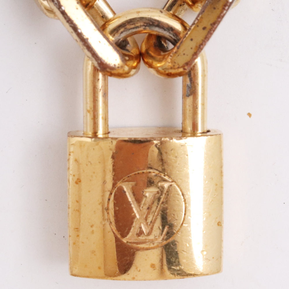 Louis Vuitton Gold LV Edge Cadena Necklace Size F