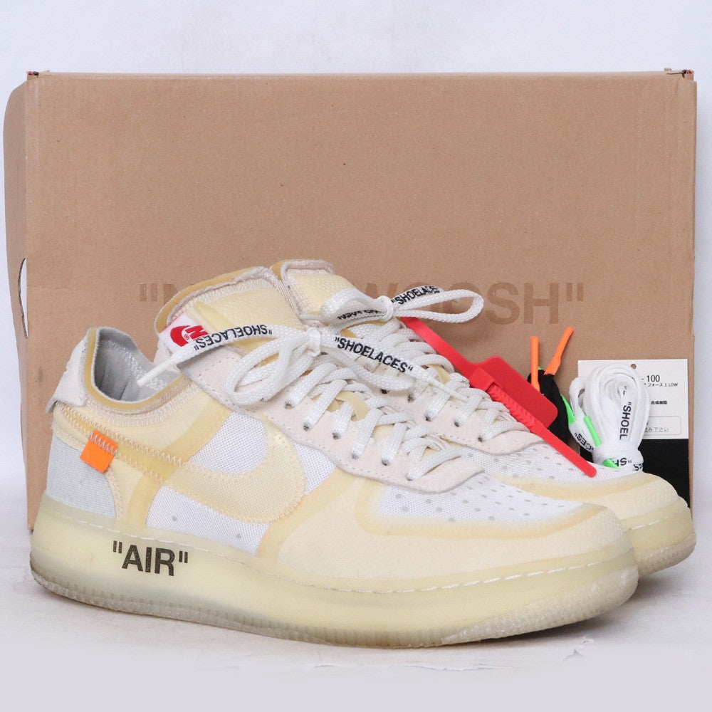 Off-White Nike The 10 Air Force 1 White Sneakers Size 27cm