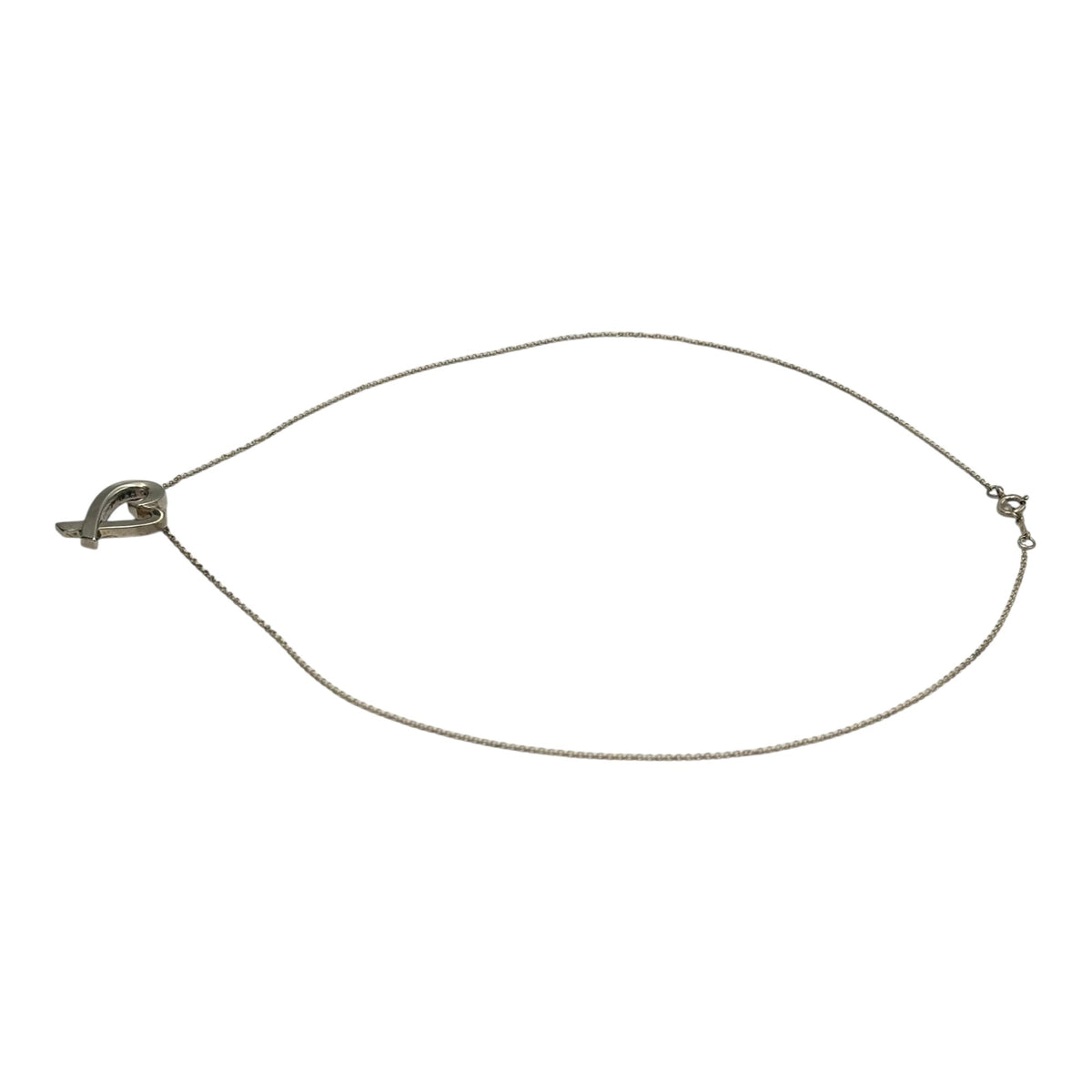 TIFFANY & CO. Paloma Picasso Loving Heart Necklace Silver