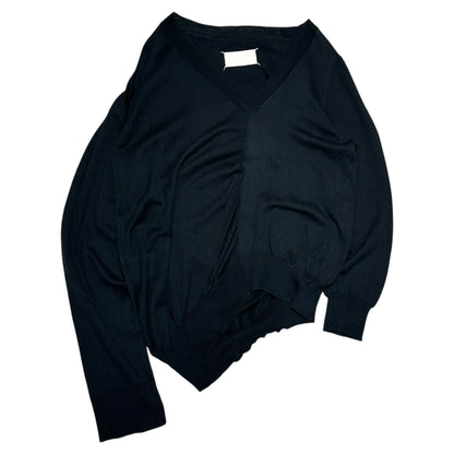Maison Martin Margiela 05SS Distorted V-Neck Knit Size XL