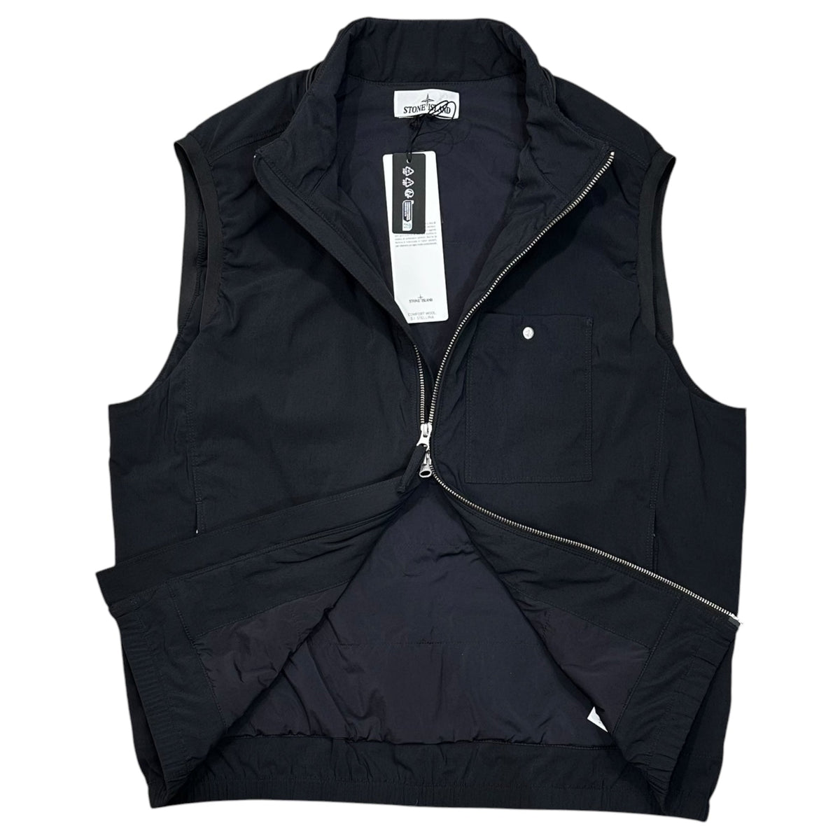STONE ISLAND 24AW Stellina Wool Vest Dark Navy Size L