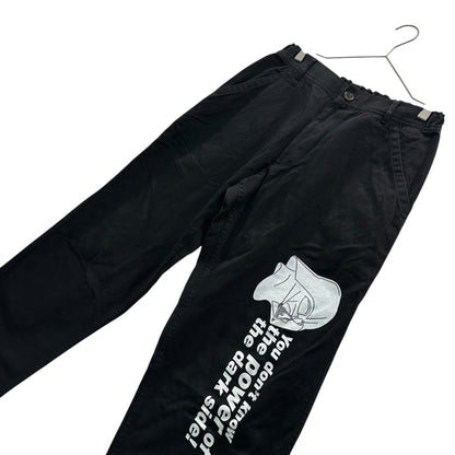 STAR WARS x CDG SHIRT Dark Side Print Easy Pants Size M