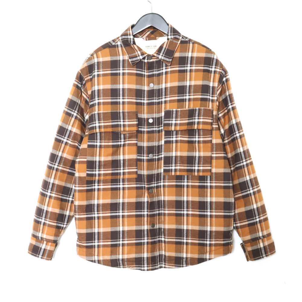Fear of God SIXTH COLLECTION Padded Jacket Brown Shirt Size XS