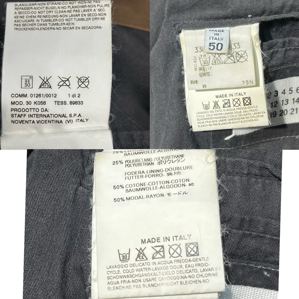 Maison Martin Margiela 01AW M-65 Oiled Jacket Size 50