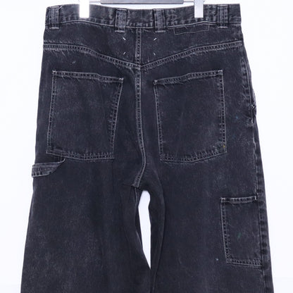 MAISON MARGIELA 23AW Black Painted Jeans Size 30