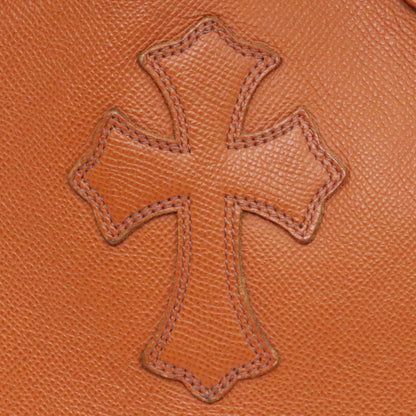 CHROME HEARTS FS Tote Cemetery Cross Bag Brown Size F