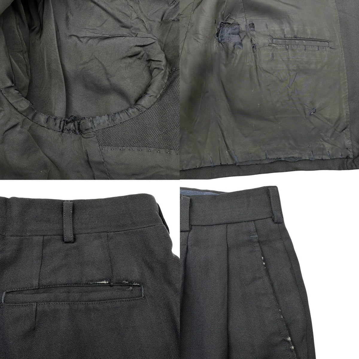 COMME des GARCONS HOMME DEUX 90s Vintage Jacket Navy Size L