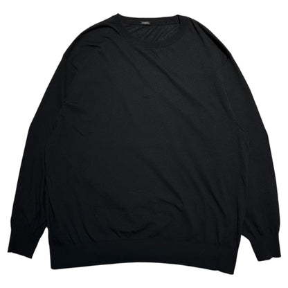 COMOLI 25SS Cotton 18G Crewneck Knit Sweater Size FREE