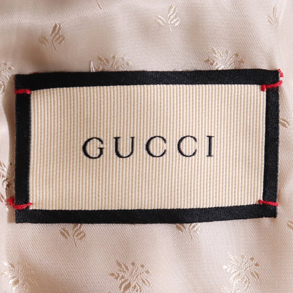GUCCI Eco Washed Organic Denim Bomber Jacket Blue Size 48
