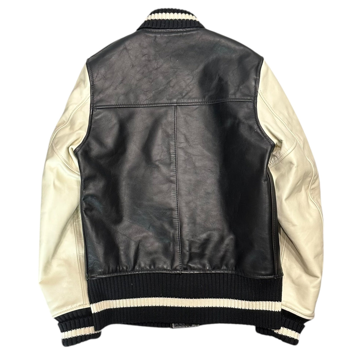 COMME des GARCONS JWM x Vanson Jacket Black/White Size XS