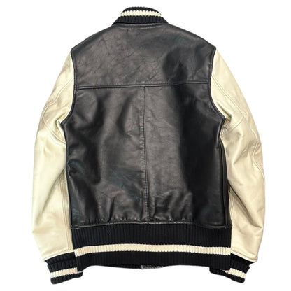 COMME des GARCONS JWM x Vanson Jacket Black/White Size XS