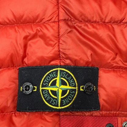 STONE ISLAND 13SS Micro Ripstop Down Vest Red Size XXL