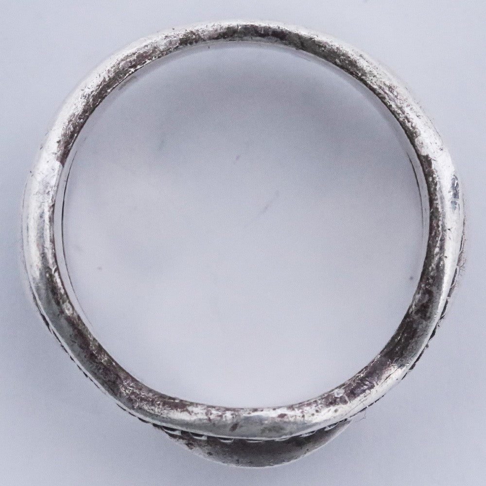 LARRY SMITH LEAF CUT RING Repousse Ring Size ONE SIZE