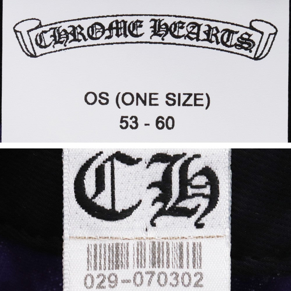 CHROME HEARTS 5-Panel Baseball Cap Purple Size F