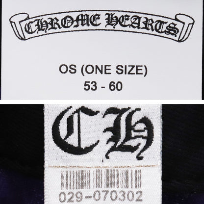 CHROME HEARTS 5-Panel Baseball Cap Purple Size F