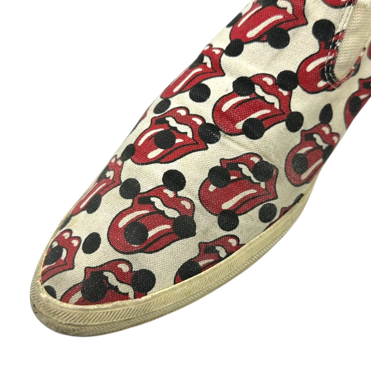 COMME des GARCONS HOMME PLUS 06SS Ivory Red Sneakers Size 27.0cm