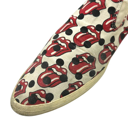 COMME des GARCONS HOMME PLUS 06SS Ivory Red Sneakers Size 27.0cm