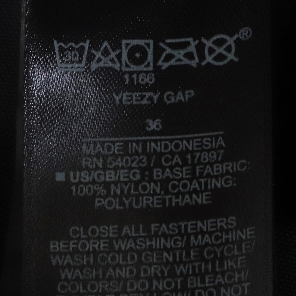 YEEZY x GAP Nylon Pants Black Size 36