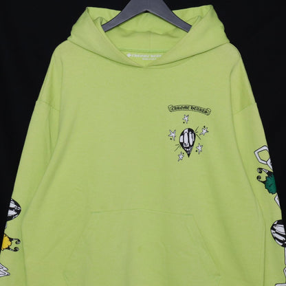 CHROME HEARTS x Matty Boy 22AW Chain Game Lime Green Hoodie Size XL
