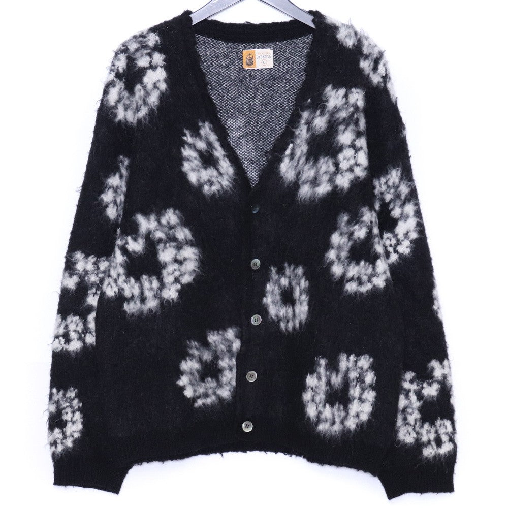 SAINT MICHAEL x DENIM TEARS Mohair Cardigan Black Size L