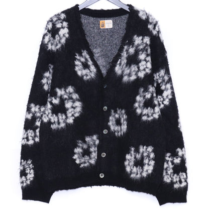 SAINT MICHAEL x DENIM TEARS Mohair Cardigan Black Size L