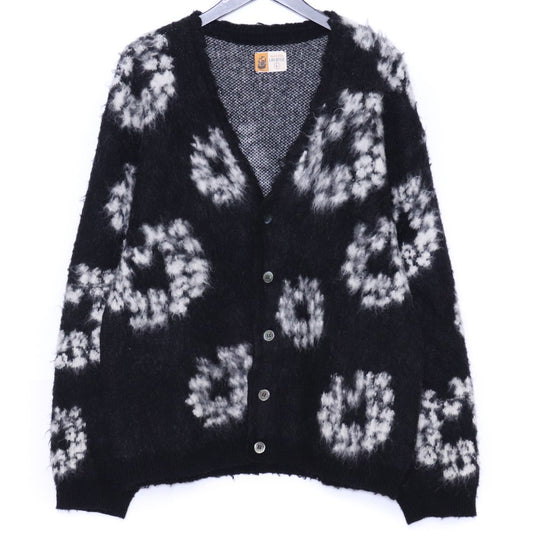 SAINT MICHAEL x DENIM TEARS Mohair Cardigan Black Size L