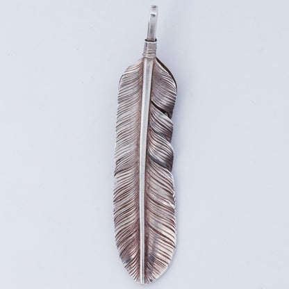 TARO WASHIMI K18 Gold Rope Turquoise Feather Silver L Size L