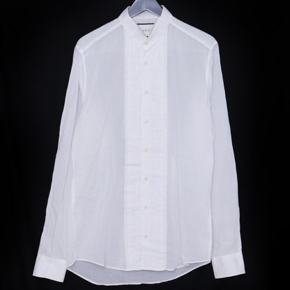 GUCCI Cotton Long Sleeve Dress Shirt White Size 39