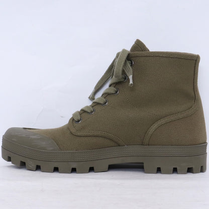 CELINE Patapans Triomphe Lace-up Boots Khaki Size 37