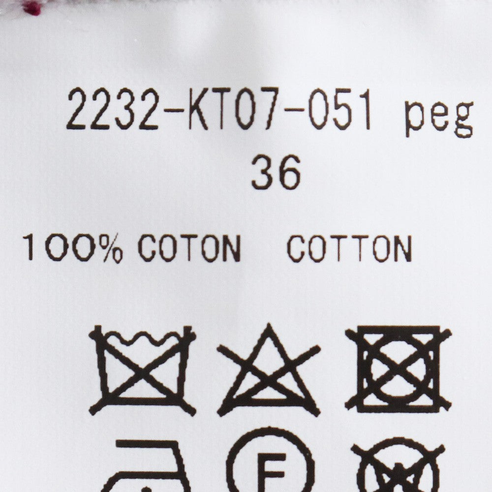N.HOOLYWOOD 23AW Drivers Knit Sweater Burgundy Size 36