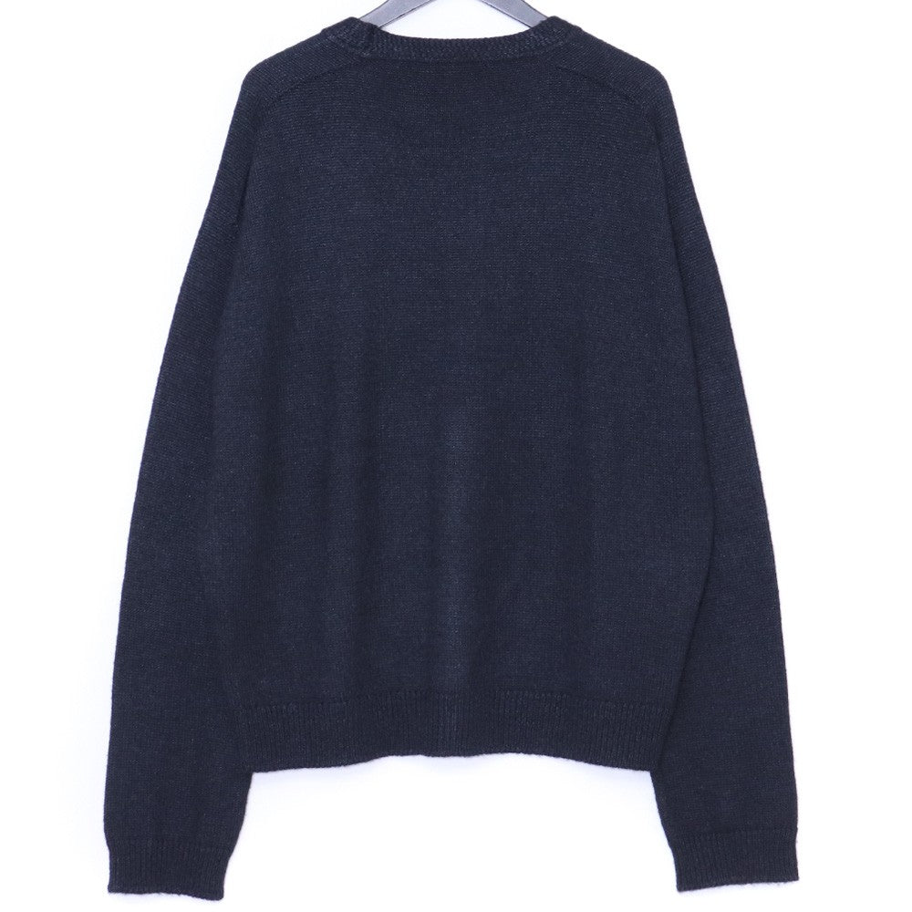THE ROW Sheldon Alpaca Silk Wool Cardigan Navy Size M