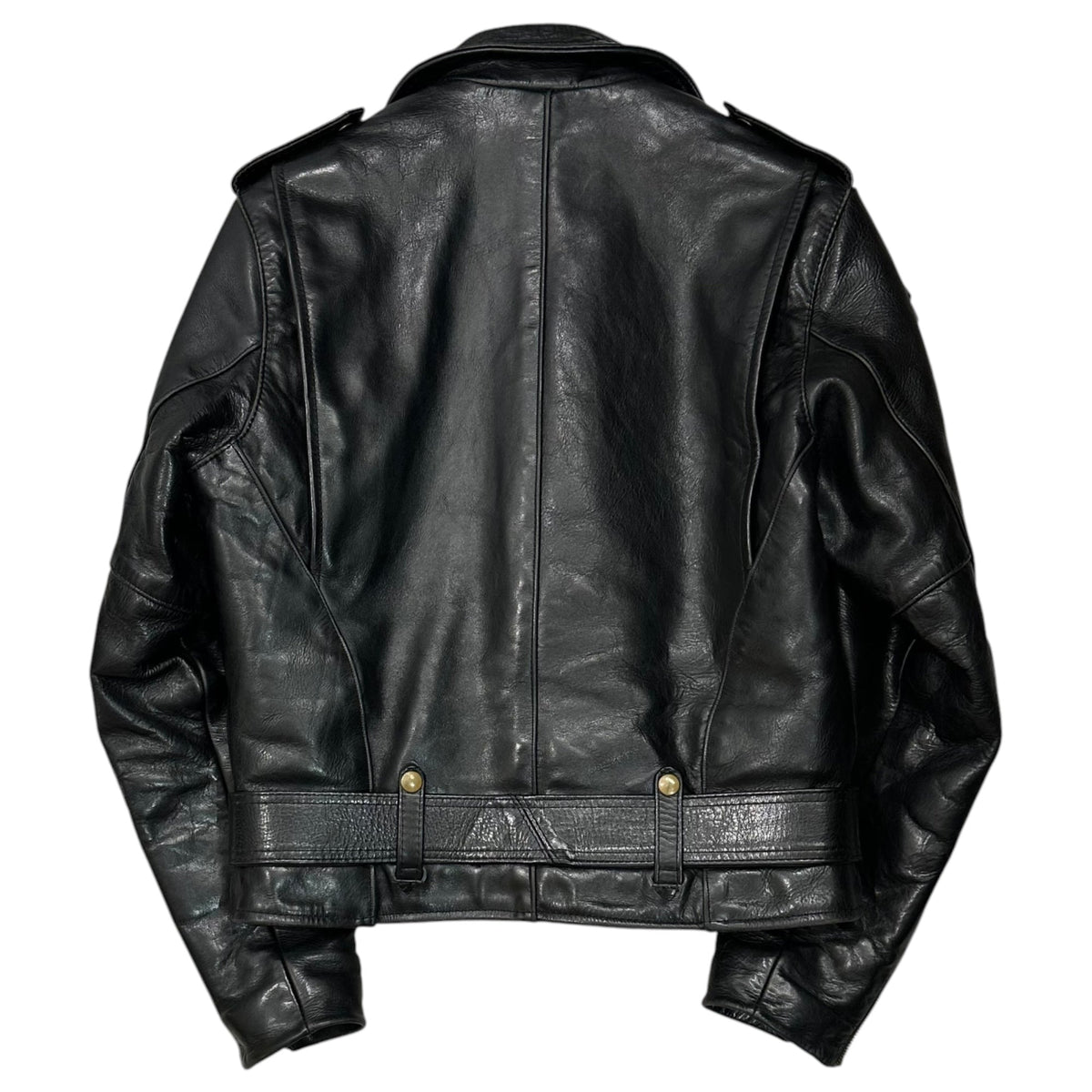 VANSON TYPE C2 Double Rider Leather Jacket Black Size 38