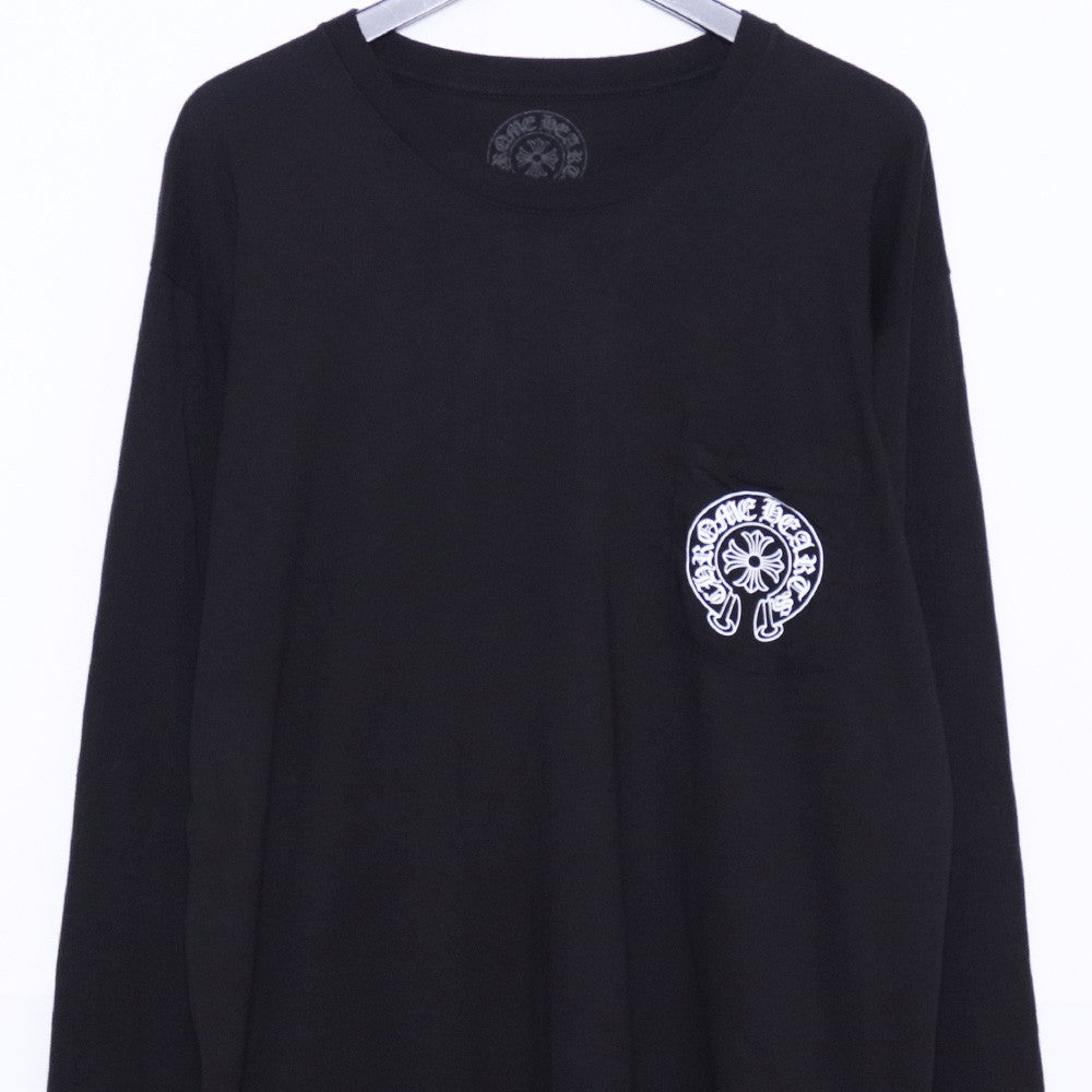 CHROME HEARTS Las Vegas Horseshoe Floral Tee Black Size XL