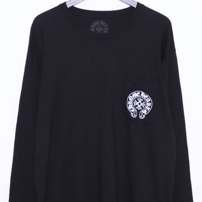 CHROME HEARTS Las Vegas Horseshoe Floral Tee Black Size XL