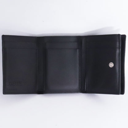 LOEWE Tri-Fold Wallet Black Size F
