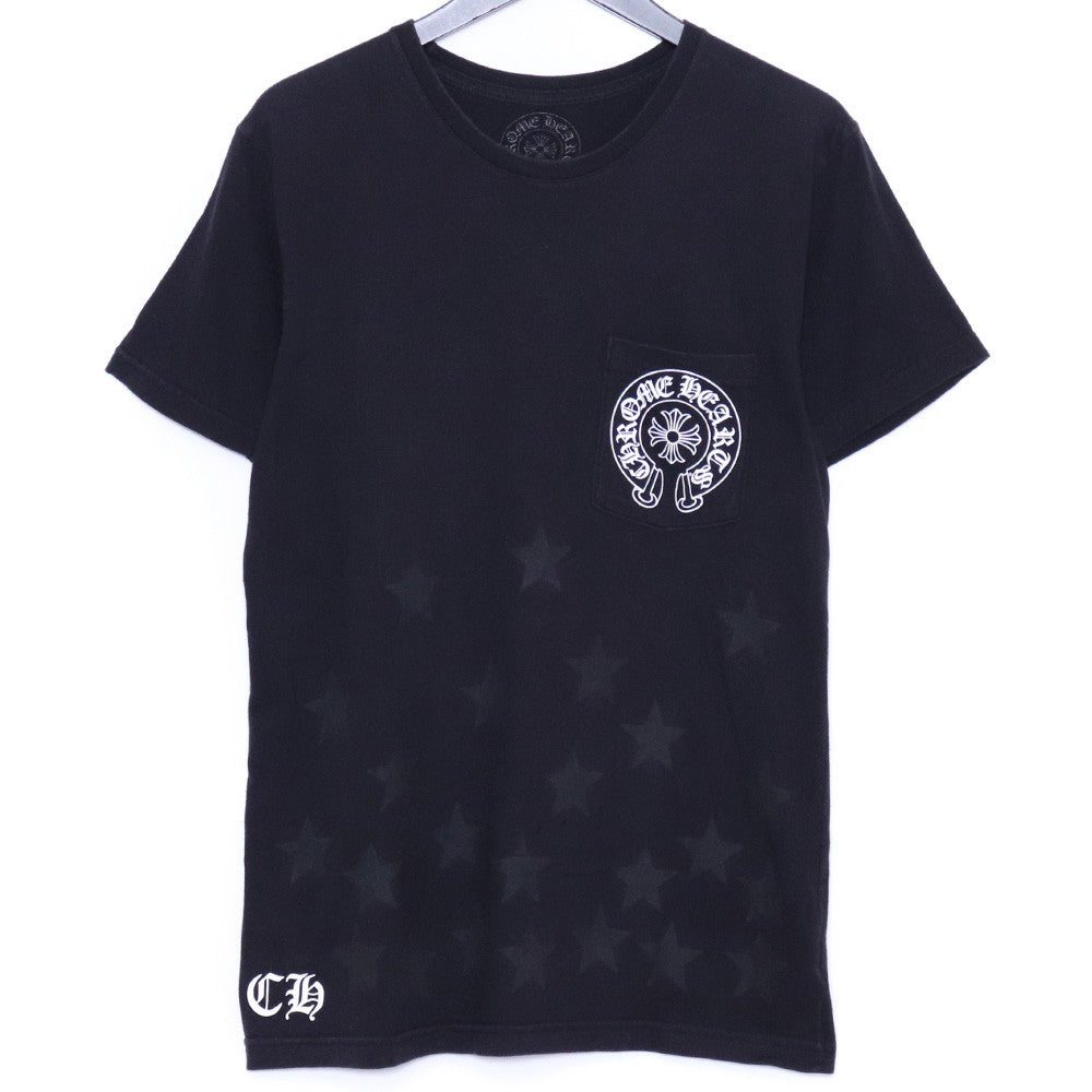 CHROME HEARTS Back Scroll Horseshoe T-Shirt Black Size M