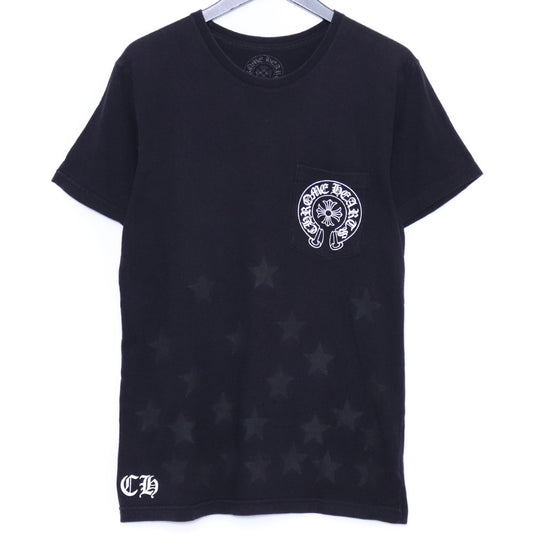 CHROME HEARTS Back Scroll Horseshoe T-Shirt Black Size M