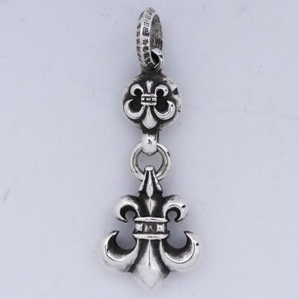 CHROME HEARTS 1 Ball BS Fleur Charm Silver Size F