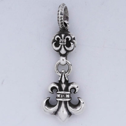 CHROME HEARTS 1 Ball BS Fleur Charm Silver Size F
